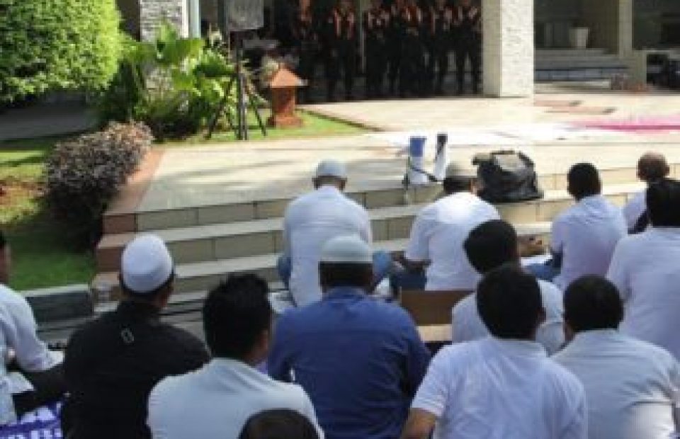 Third Day Rally Action of Save JICT-Koja: Collective Pray at JICT Front Office
