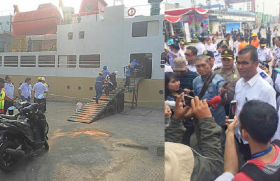 Dirjen Hubla Lepas 6 Kapal Angkut Pemudik Gratis dari Tanjung Priok