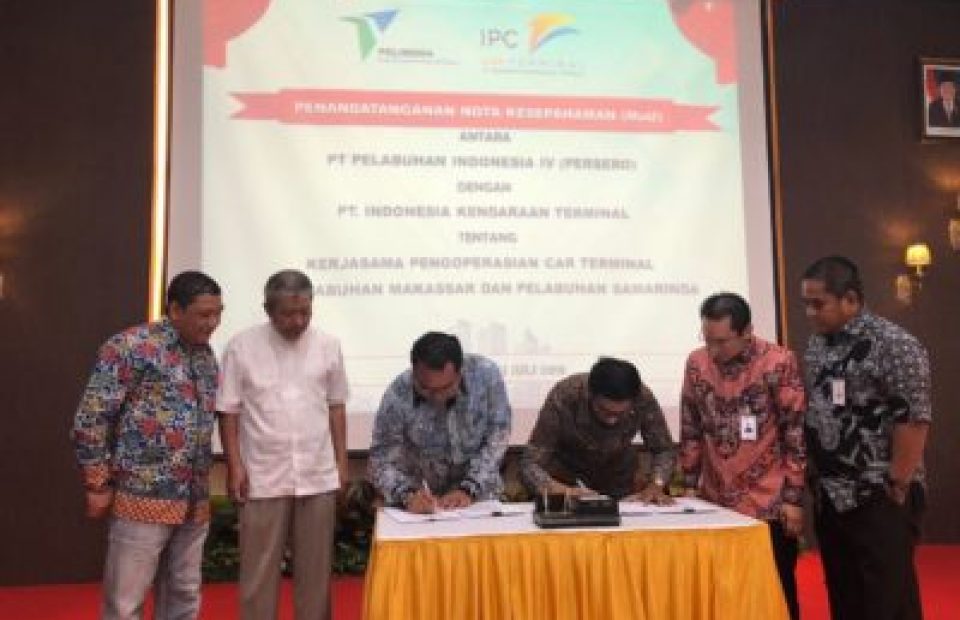 IKT Bersinergi dengan Pelindo IV Operasikan Terminal Kendaraan di Makassar & Samarinda