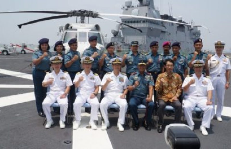 Tiga Kapal Perang Jepang Sandar di Pelabuhan Tanjung Priok