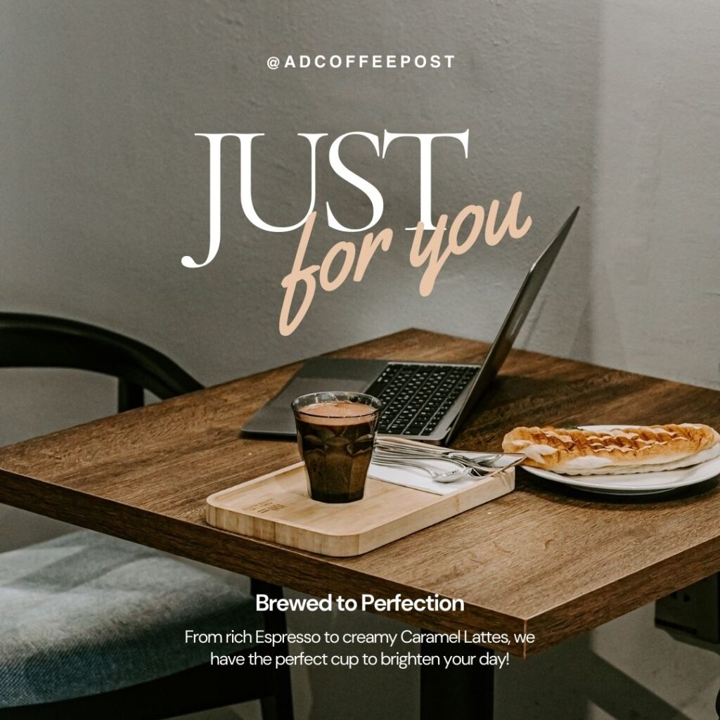 ilustrasi materi promosi kopi untuk meningkatkan brand awareness