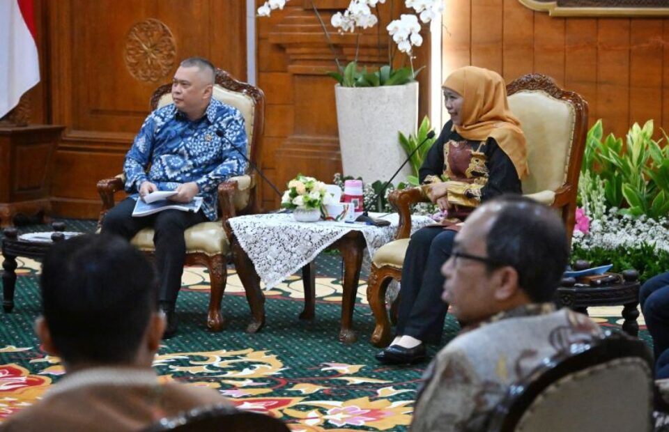 Menhub Dudy Koordinasikan Kesiapan Angkutan Lebaran dengan Gubernur Jawa Timur