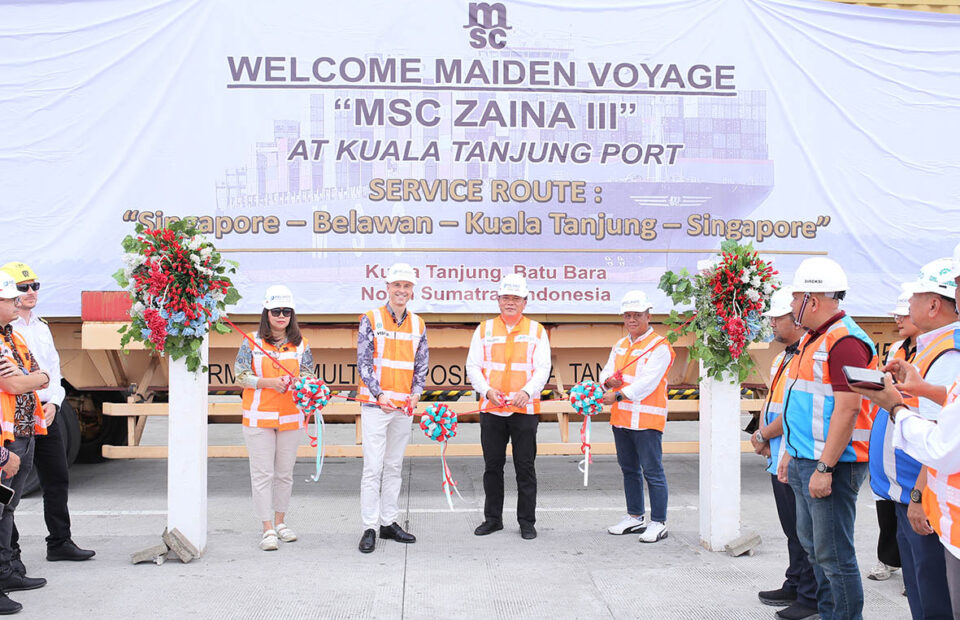 MSC Group Resmikan Layanan Internasional Perdana dari Pelabuhan Kuala Tanjung