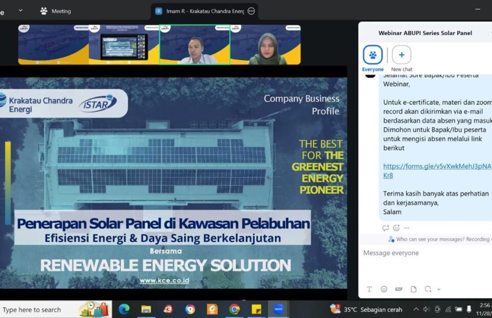 ABUPI Pushes Solar Power Adoption as Indonesian Ports Pursue Green, Smart Transformation