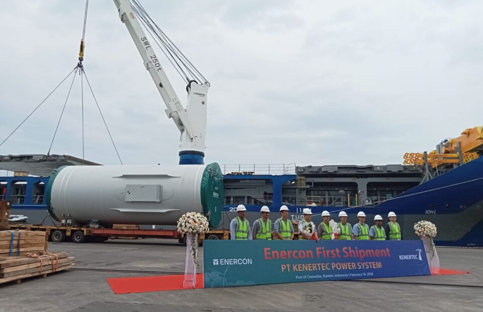 PTP Nonpetikemas Banten Handles First Export of Wind Tower to Canada
