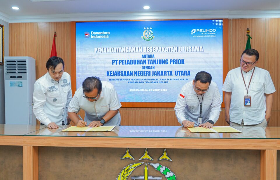 PTP Nonpetikemas Signs Legal Cooperation with North Jakarta Prosecutor’s Office