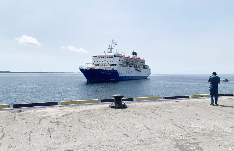 Pelni Buka Rute Baru ke Maluku Utara, Ditandai Singgah Perdana KM Tatamailau di Pelabuhan Tobelo