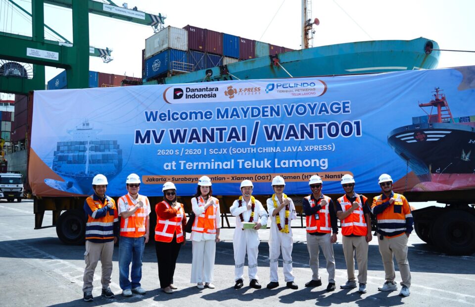 Terminal Teluk Lamong Expands Connectivity with Surabaya-China Weekly Service