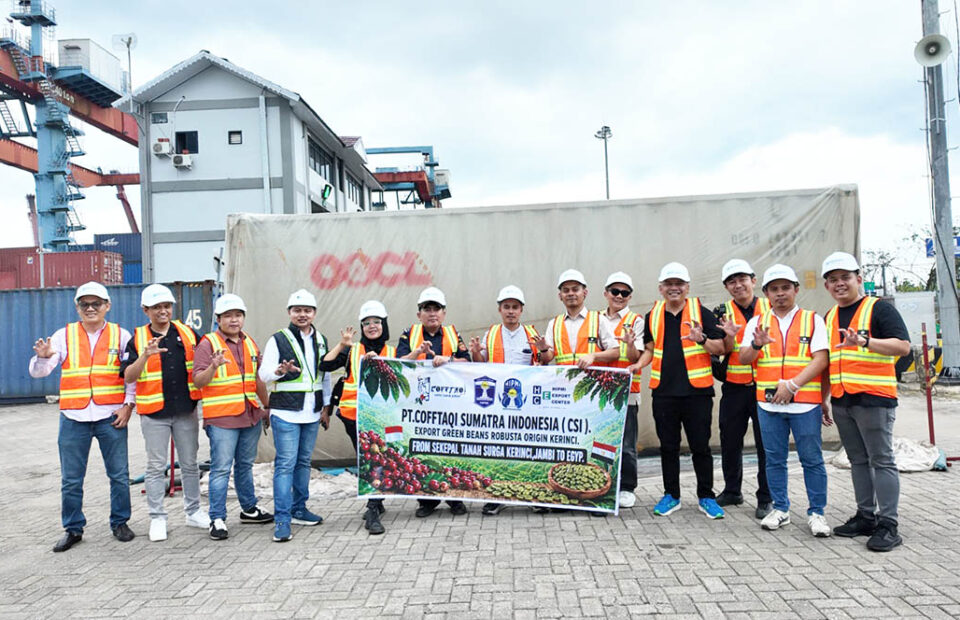 IPC TPK Jambi Dukung Kelancaran Ekspor 19,2 Ton Kopi Kerinci ke Mesir